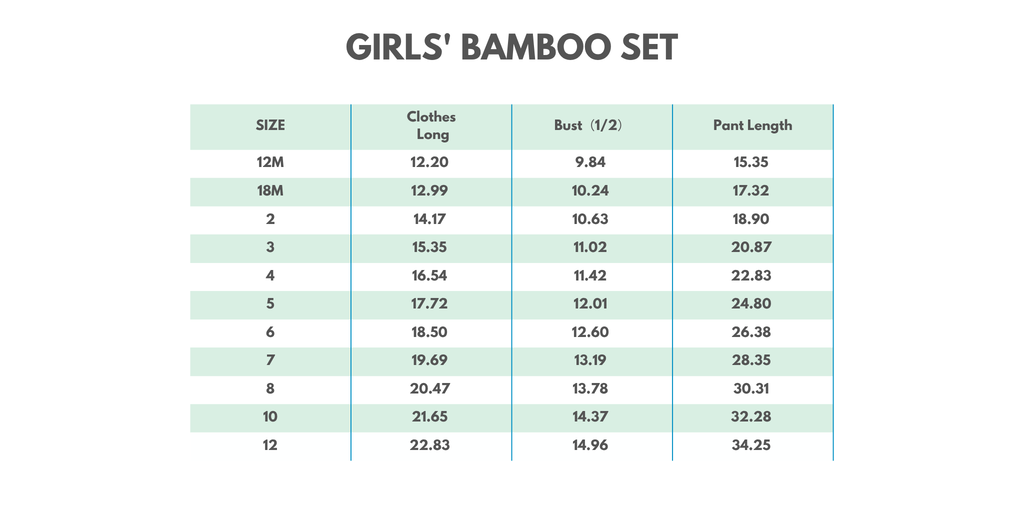 Blue frozen character bamboo pajama set